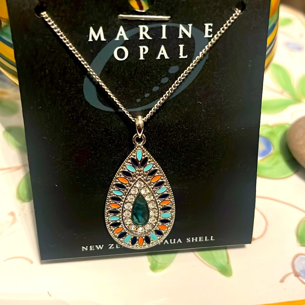 Paua shell necklace
